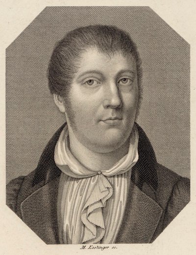 Portrait du violoniste et compositeur Louis Spohr 1784-1859, 1820 - Johann Martin Esslinger