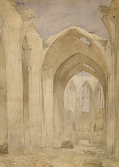 Ruines de Saint-Nicolas, 1842 - Johann Martin Gensler