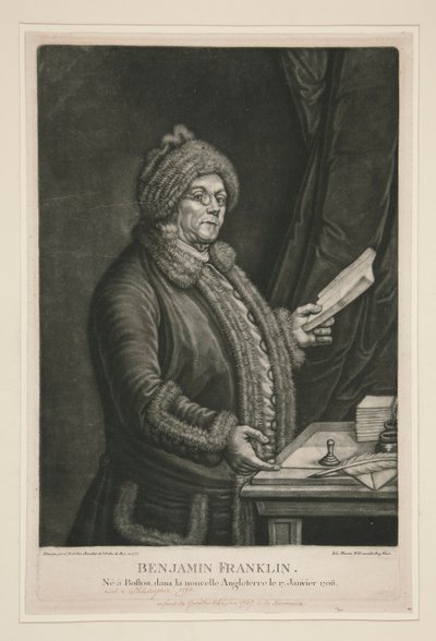 Benjamin Franklin - Johann Martin Will