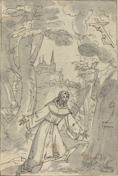 La stigmatisation de Saint François - Johann Matthias Kager