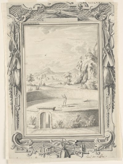 Étude pour La Toison de Gédéon, Planche 375, Physica Sacra - Johann Melchior Füssli