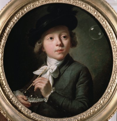 Bulles de savon ou un portrait de J. A. Laurens - Johann Melchior Joseph Wyrsch or Wursch