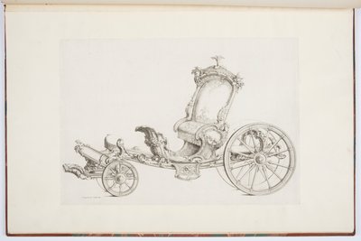 Conception pour un cabriolet - Johann Michael Hoppenhaupt II