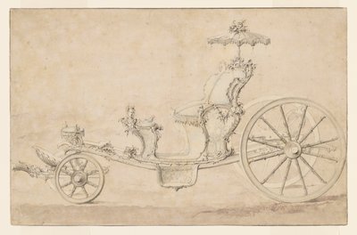 Conception pour un cabriolet - Johann Michael Hoppenhaupt II