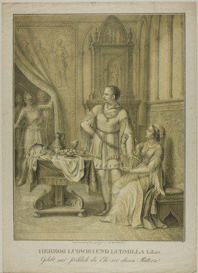 Duc Louis Ier et Ludmilla - Johann Michael Mettenleiter