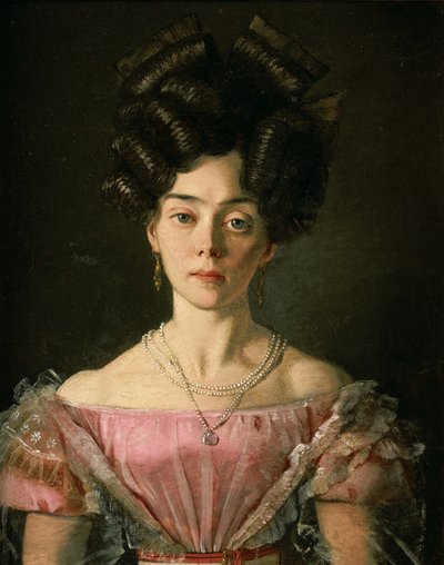Jeune dame - Johann Michael Neder