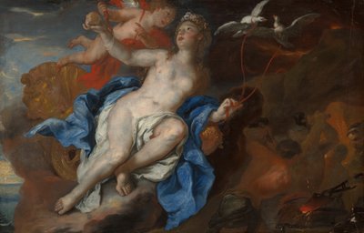 Vénus et Cupidon à la Forge de Vulcain, 1690-1695 - Johann Michael Rottmayr