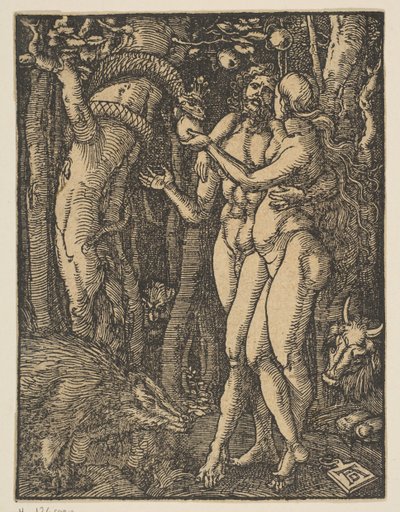 Adam et Ève, de la Petite Passion, copie, s.d. - Johann Mommard