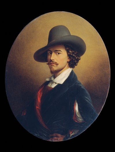 Le peintre Eduard Ender - Johann Nepomuk Ender