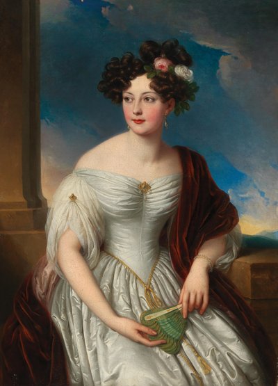 Portrait de la Reine Pauline Thérèse de Wurtemberg 1800-1873, 1831 - Johann Nepomuk Ender