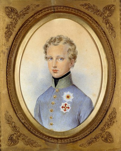 Portrait du duc de Reichstadt (1811-1832), fils de Napoléon Ier et de Marie-Louise d