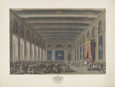 Établissement des États généraux par le roi Guillaume Ier à Bruxelles le 21 septembre 1815 - Johann Nepomuk Gibèle (possibly)