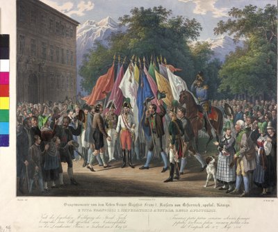 Hommage héréditaire au Tyrol 1816 - Johann Nepomuk Hoechle