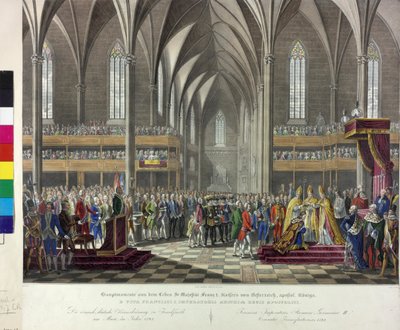 Couronnement impérial 1792 - Johann Nepomuk Hoechle
