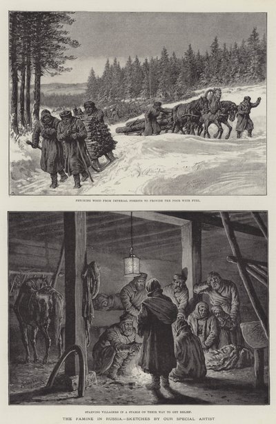 La famine en Russie - Johann Nepomuk Schonberg