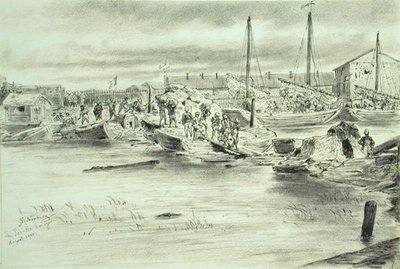 Le Pont Pei-Ho, août 1900 - Johann Nepomuk Schonberg