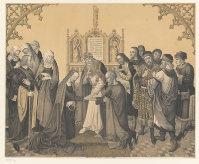 Mariage de Joseph et Marie (Galerie des Frères Boisserée) - Johann Nepomuk Strixner