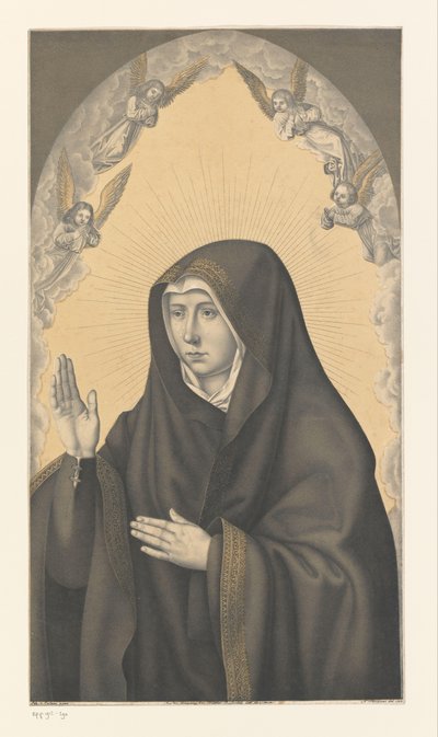 Marie en Mater dolorosa (Galerie des Frères Boisserée) - Johann Nepomuk Strixner