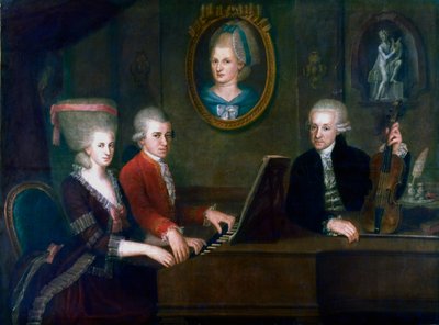 La famille Mozart, 1780-1781 - Johann Nepomuk della Croce