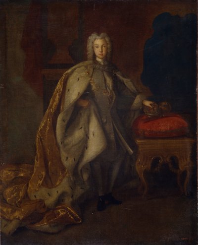 Portrait du tsar Pierre II de Russie, 1715-1730, 1728 - Johann Paul Luedden