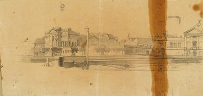 Vue du Palais Trautson - Johann Peter Krafft