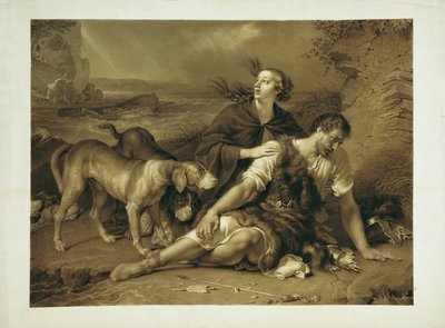 Arindal et Daura - Johann Peter Krafft