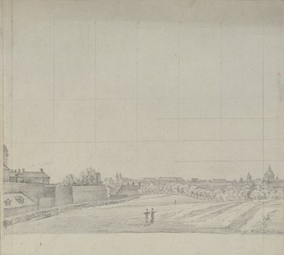 Vue de Vienne vers le sud - Johann Peter Krafft