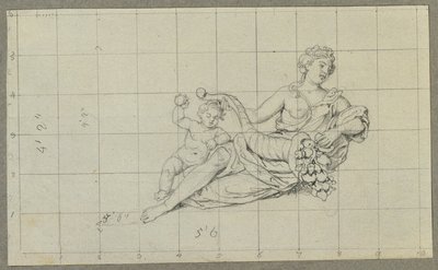 Fontaine dans le jardin des pêchers du Belvédère supérieur - Johann Peter Krafft