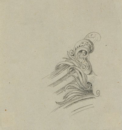 Fontaine dans le jardin des pêchers du Belvédère supérieur (détail) - Johann Peter Krafft