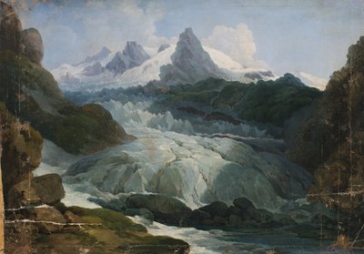 Le glacier du Rhône - Johann Peter Krafft