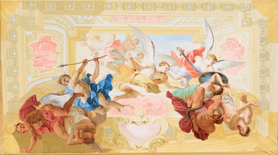 La chute des anges - Johann Peter Krafft
