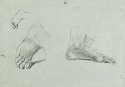 Étude de pied - Johann Peter Krafft