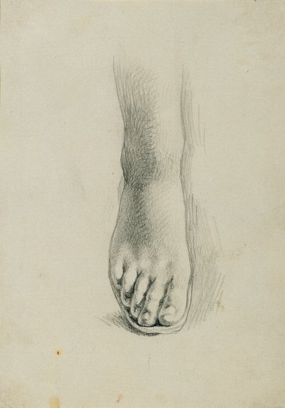 Étude de pied pour "Arindal et Daura" - Johann Peter Krafft