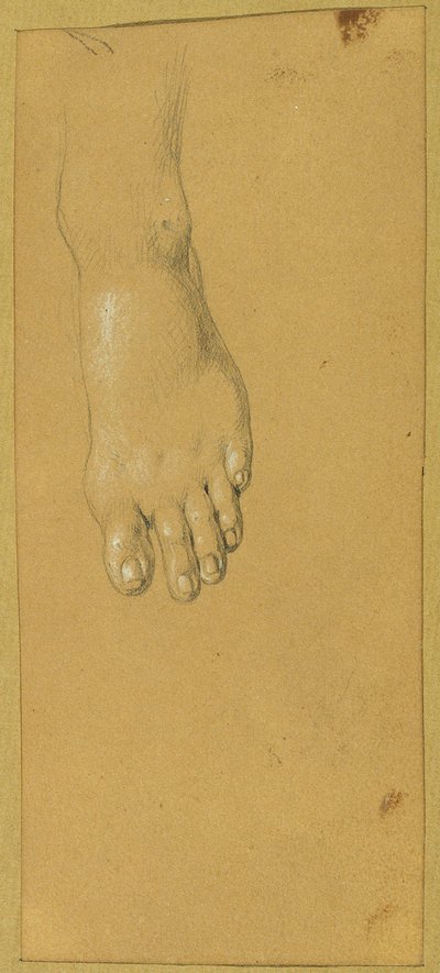 Étude de pied pour "Rüdiger et Angelika" - Johann Peter Krafft