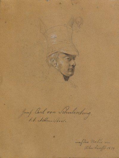 Comte Carl von Schulenburg - Johann Peter Krafft