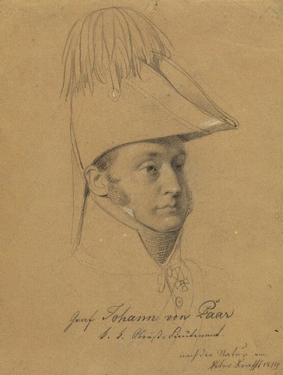 Comte Johann von Paar - Johann Peter Krafft