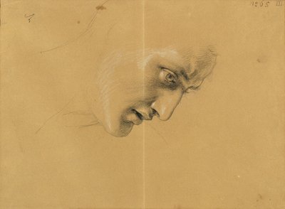 Étude de tête - Johann Peter Krafft
