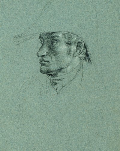 Étude de tête (détail) - Johann Peter Krafft