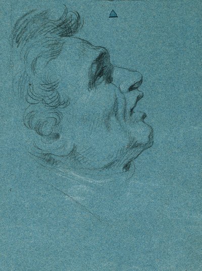 Étude de tête pour les fresques du Hofburg - Johann Peter Krafft