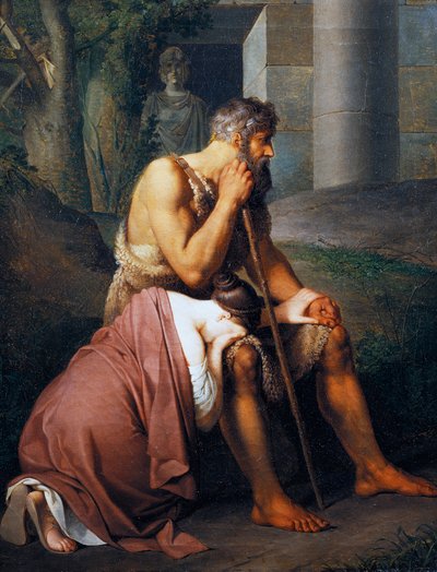 Œdipe et Antigone - Johann Peter Krafft