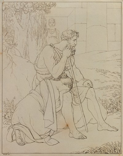 Œdipe et Antigone - Johann Peter Krafft
