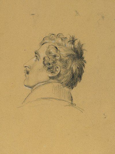 Étude de portrait pour "Entrée après la paix de Paris" - Johann Peter Krafft