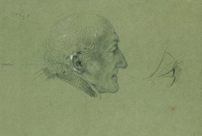 Étude de portrait pour "Le retour du soldat de la milice" (1820) - Johann Peter Krafft