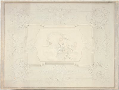 Plafond en stuc dans la salle à manger du Belvédère inférieur - Johann Peter Krafft