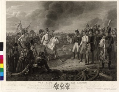La victoire à Leipzig - Johann Peter Krafft