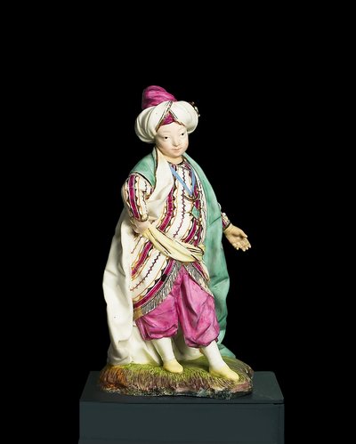 Garçon déguisé en sultan, manufacture de Hochst, vers 1770 - Johann Peter Melchior