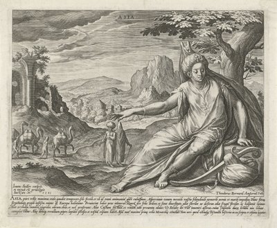 Asie (Les quatre continents) - Johann Sadeler (I)