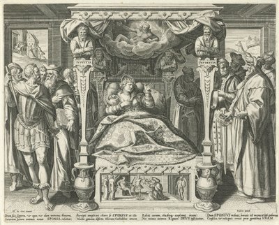 Lit avec la mariée du Christ - Johann Sadeler (I)