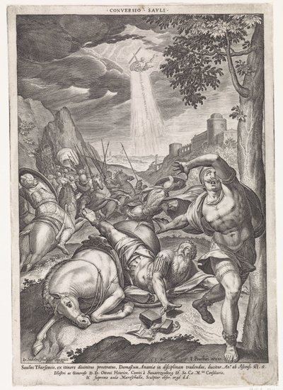 Conversion de Paul - Johann Sadeler (I)