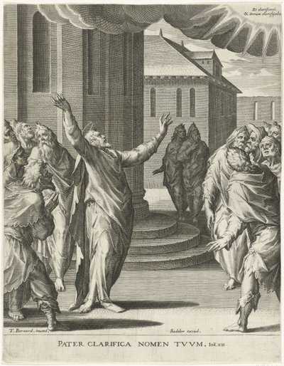 Christ prie Dieu (série La vérité du message du Christ) - Johann Sadeler (I)